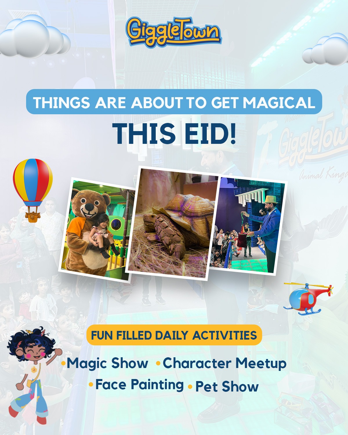 Giggle - Celebrate Eid the Giggle Town way! Daily character meetups ...