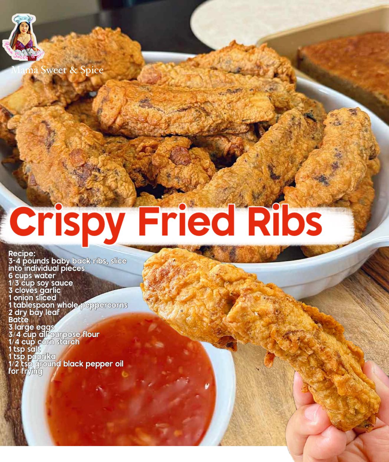 Mama - Breaded Fried Pork Ribs! Delicious, Tender and Crispy Fried Ribs ...