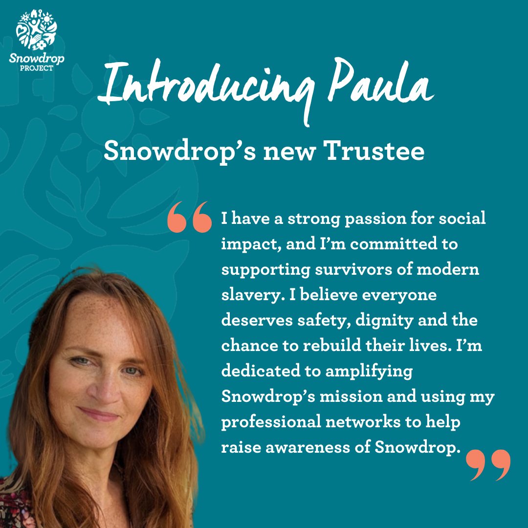 Snowdrop - We're delighted to share that we have three new Trustees ...