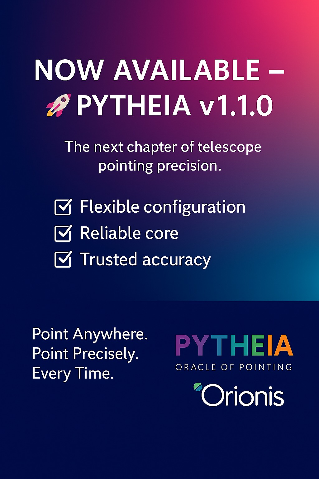 Orionis - 🚀 Pytheia v1.1.0 is here! The latest version of Pytheia ...