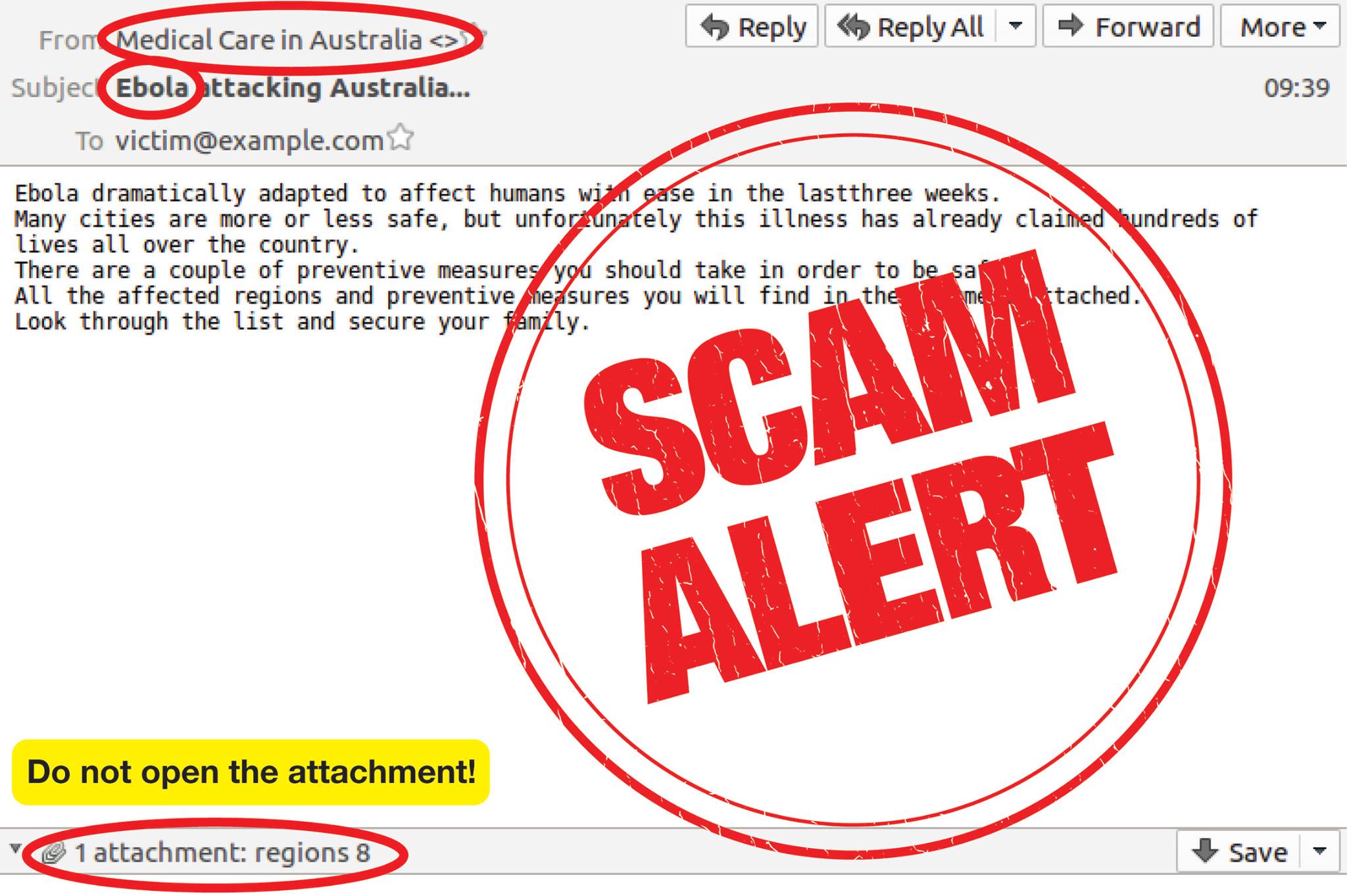 EBOLA SCAM ALERT! Opening the... - NSW Police Force | Facebook