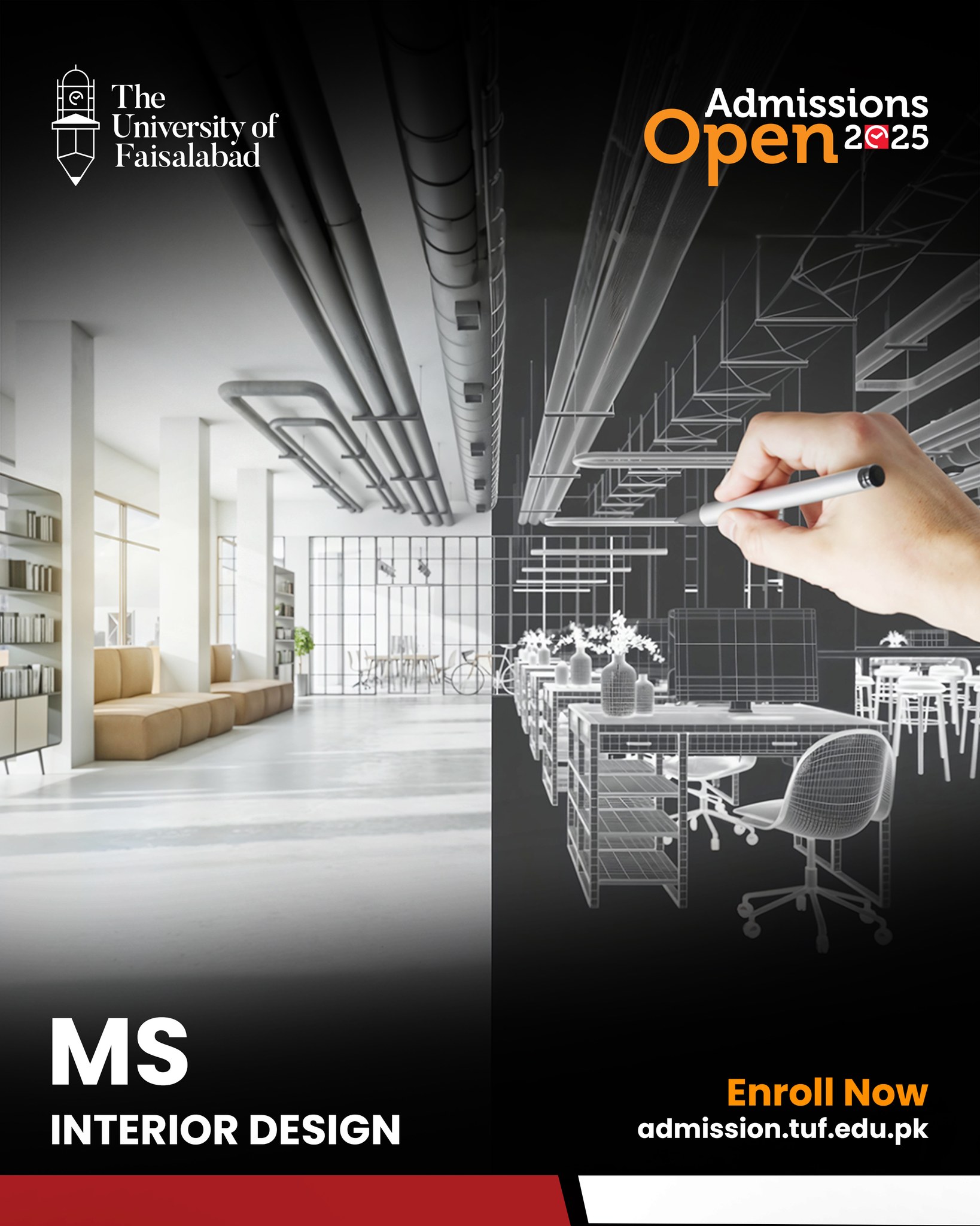 The University - 🎓 Admissions Open – Fall 2025 Master in Interior ...
