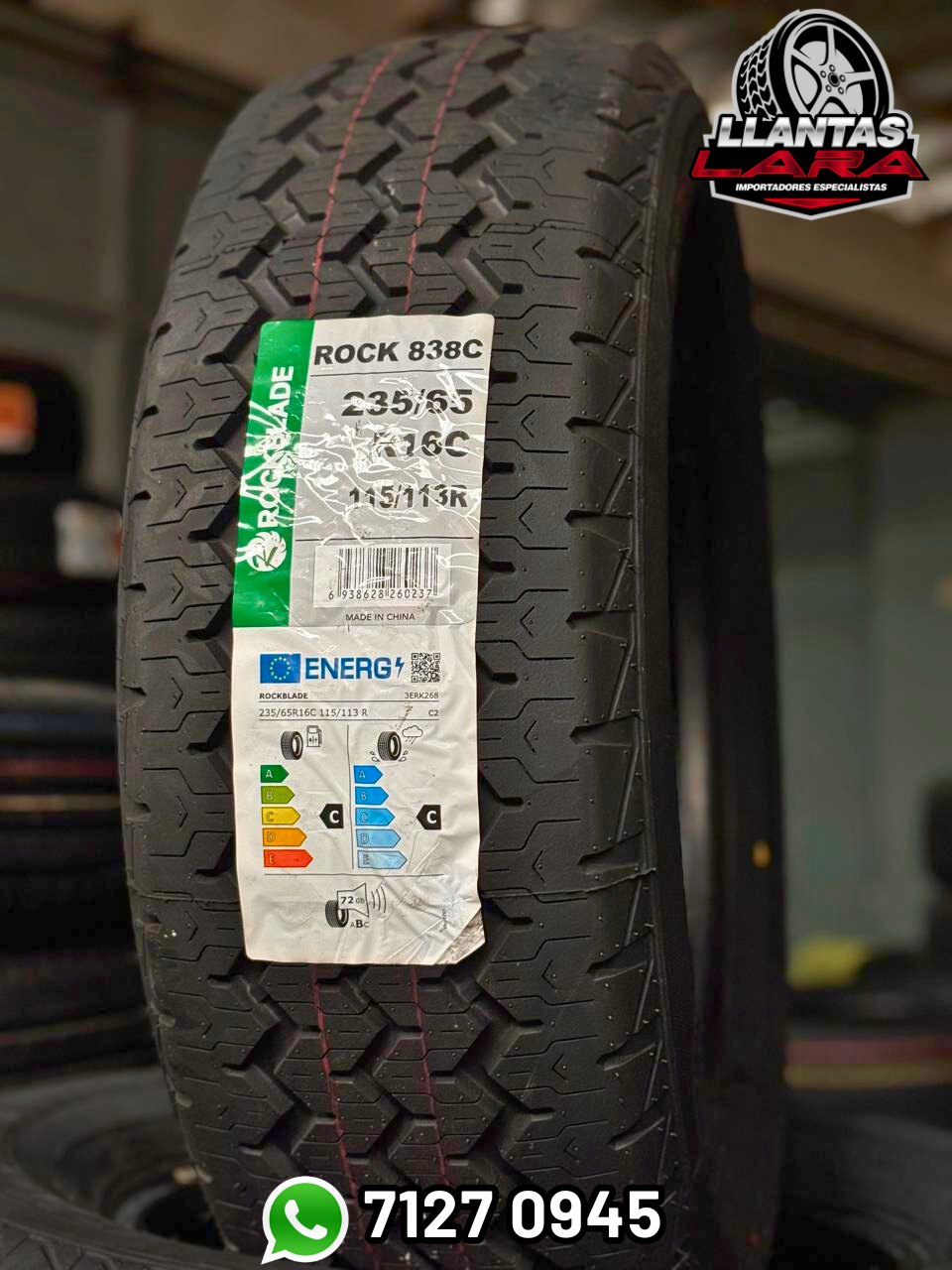 🔥 Marca: Rockblade 🛞 Medida: 235/65 R16 💪 Diseño: HT (Highway