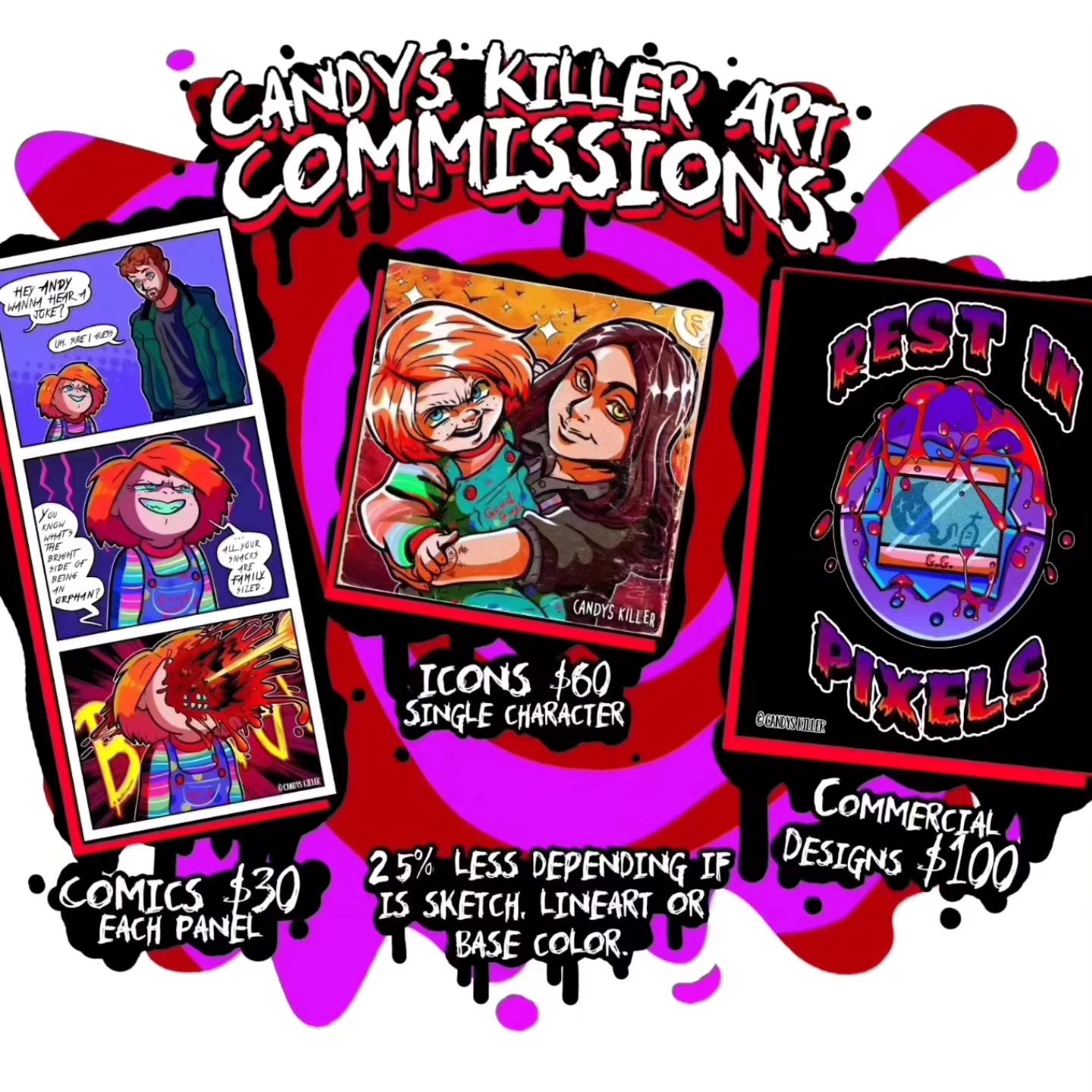 Candys Killer Art & Comics