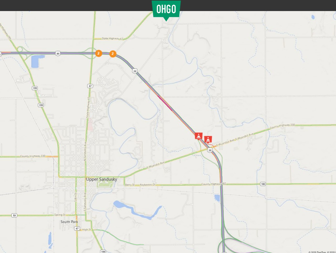 Ohio - WYANDOT COUNTY: U.S. 23/30 ramp closures at Wyandot Ave/CH 330 ...