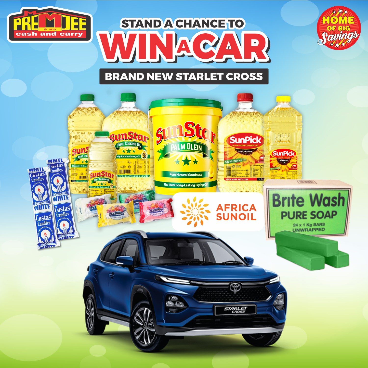 Premjee - Stand a chance to win a brand new Starlet Cross, at Premjee ...