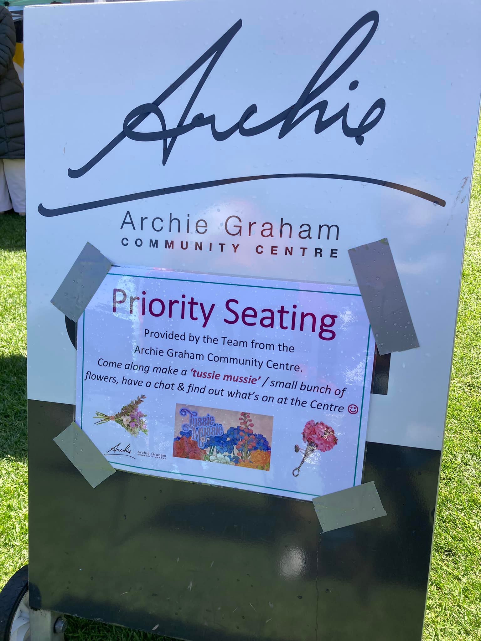 CONNECT - Thanks to the volunteers who carried chairs from the Archie ...