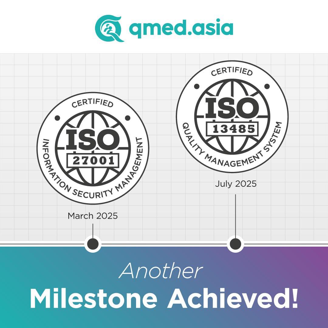 qmed.asia - Qmed Asia is now certified with ISO... | Facebook