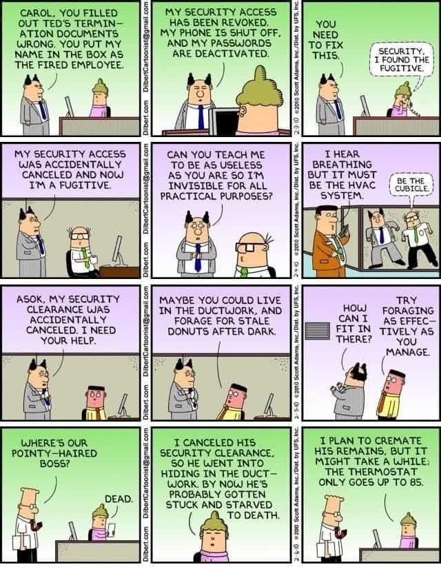 From 10/11/99 DILBERT BY SCOTT SCOTTADAMS ADAMS IT'S 