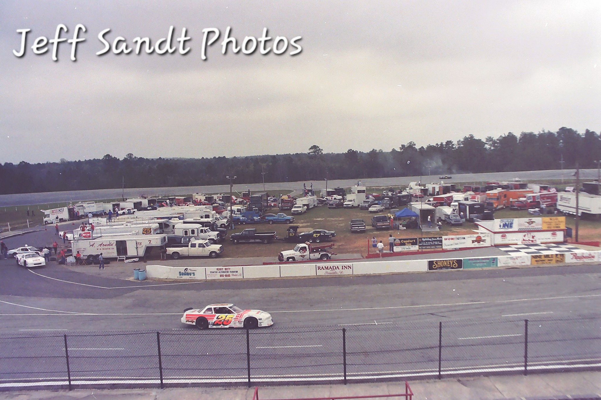 All - Mike Cope out on the track March 1991 5Flags Spdwy Pensacola FL ...