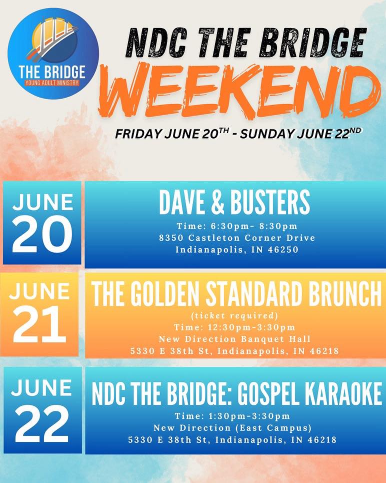 Welcome to ‘The Bridge Week’ 🔥 Hey... - New Direction Church | Facebook