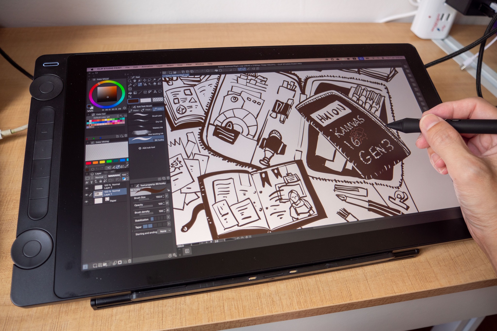 Huion has just launched the new Kamvas 16 (Gen 3) pen display with 
