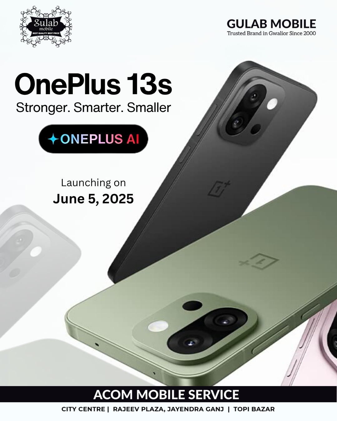 Gulab Mobile - 📣 Launching June 5 – OnePlus 13s |... | Facebook