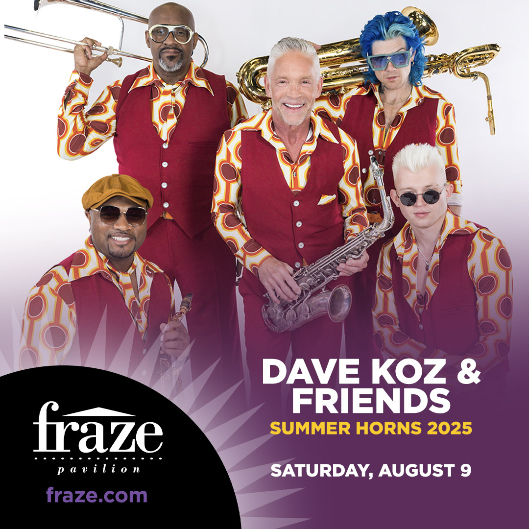Dave Koz and friends summer horns 2025 at Fraze Pavilion