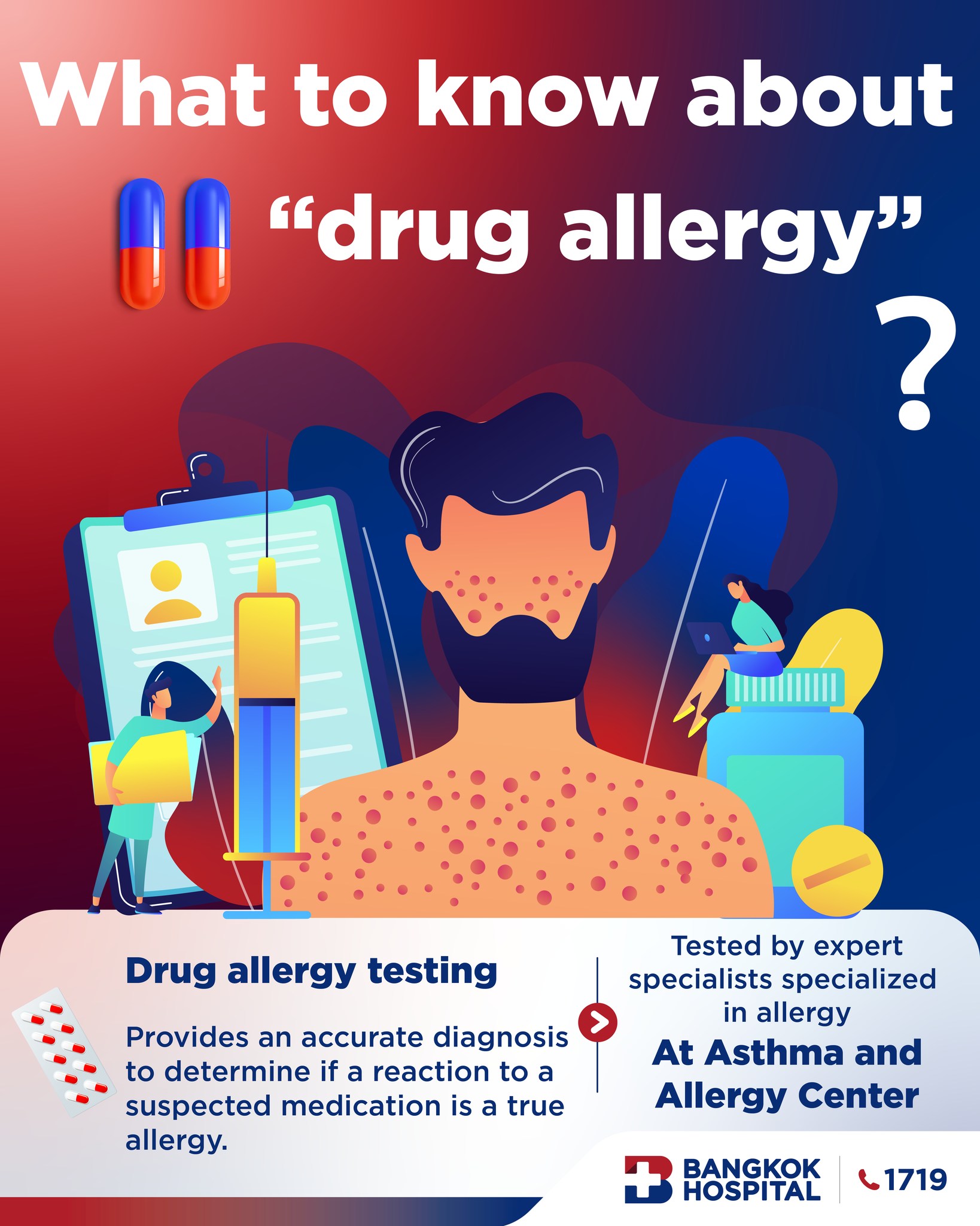 Bangkok - What to know about “drug allergy”? . A drug allergy develops ...