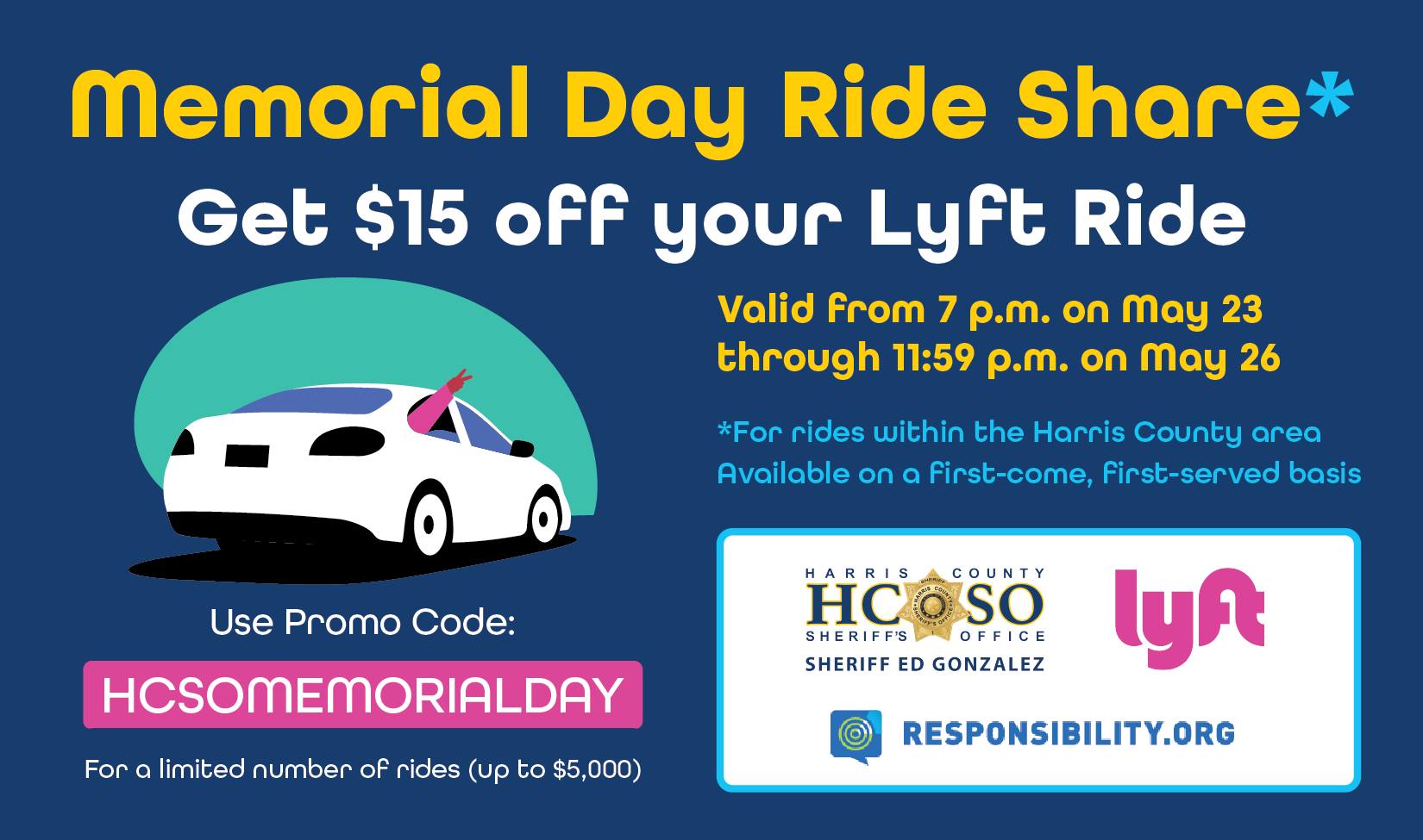 Harris - 🚨 Let’s make Memorial Day Weekend a safe one. Sheriff Ed ...