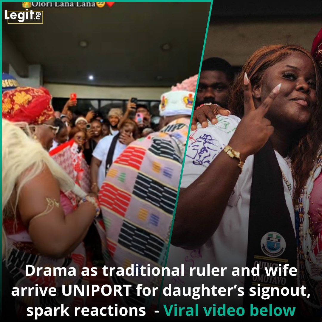 Legit.ng - A traditional ruler and his wife stormed UNIPORT for their ...