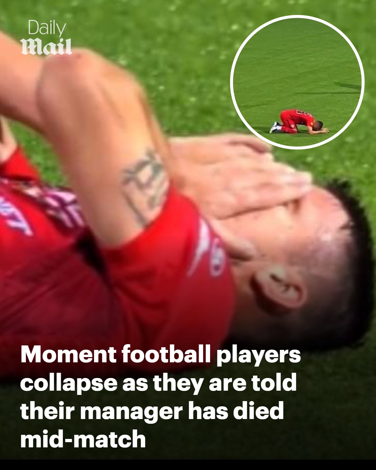 Daily - He collapsed on the side of the pitch. RIP 💔 Read more: https ...