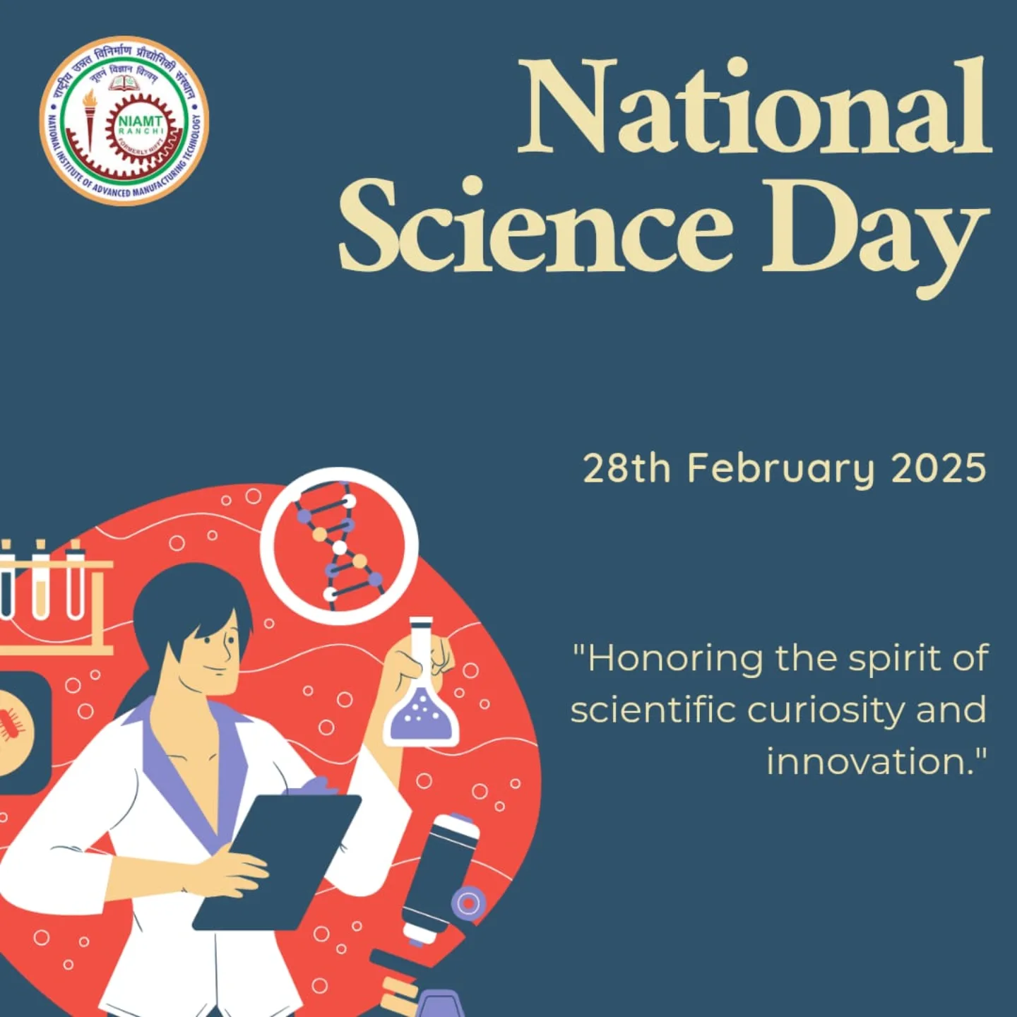 🔬 National Science Day 2025 🔬 Today, we honor the legacy of Sir C.V ...