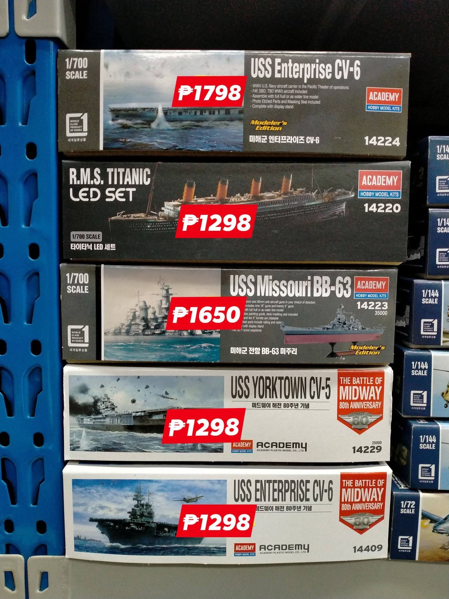 NEW ARRIVAL & RESTOCK🥳 ACADEMY Hobby Model Kits Please kindly