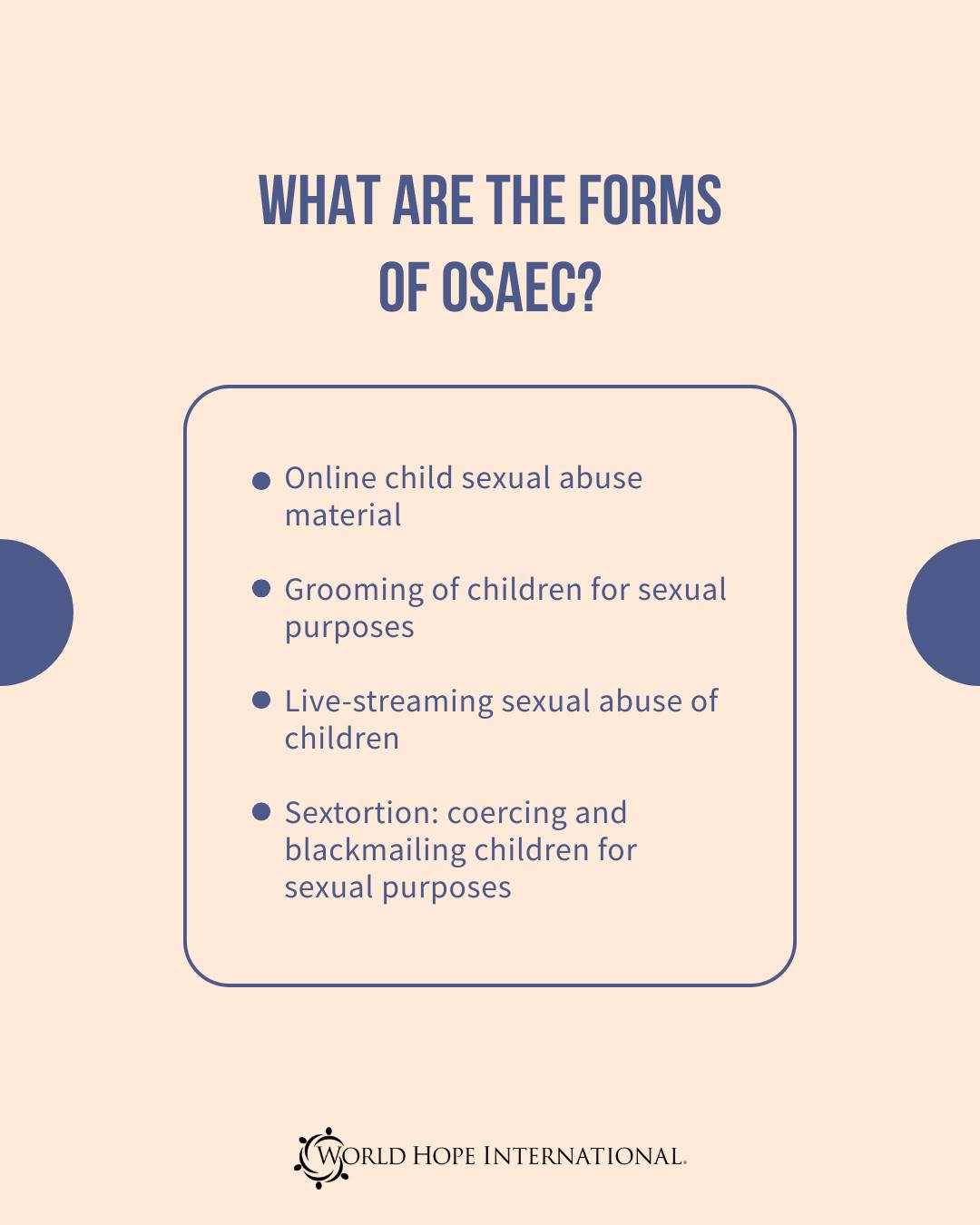 World - What is OSAEC? Online Sexual Abuse and Exploitation of Children ...