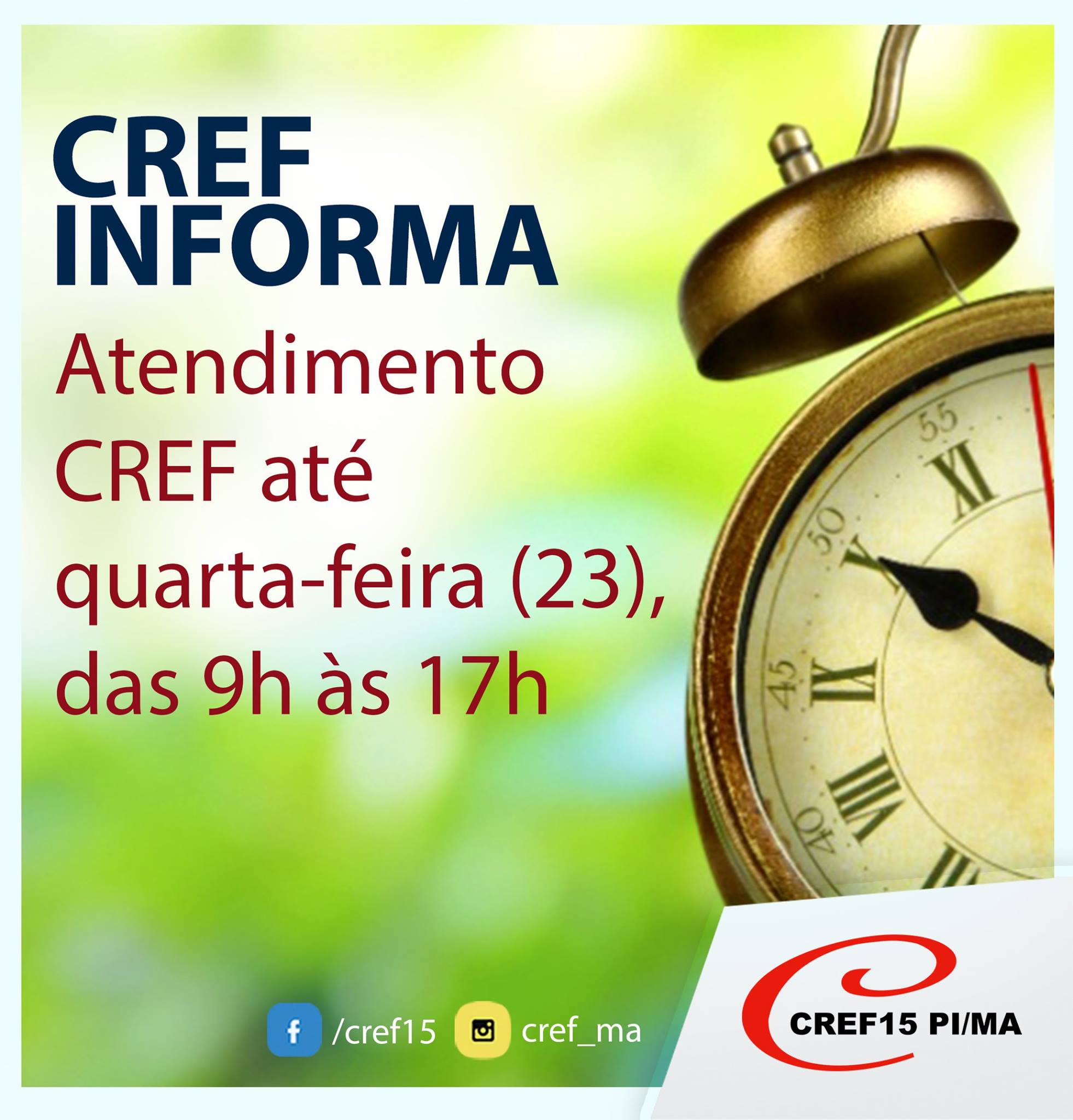 Conselho Regional de Educação Física - Cref 21 MA - Atenção: em virtude ...