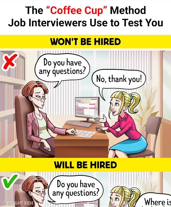 123 - You’re at a job interview, everything is going well, and then the ...