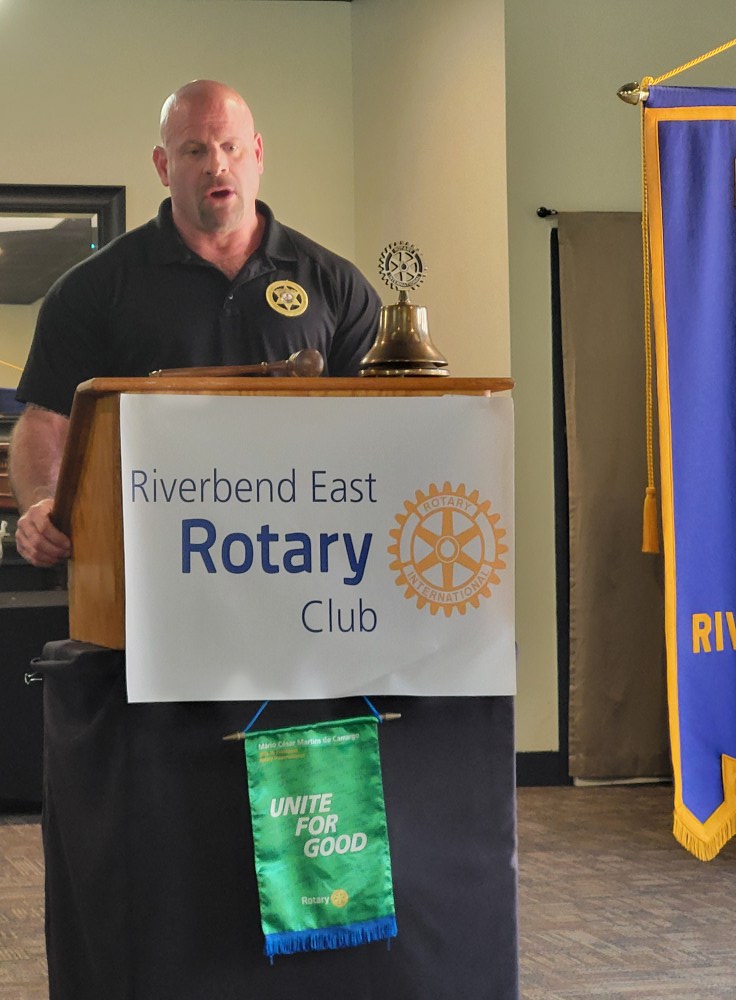 Thank you to today's program... - Riverbend East Rotary Club | Facebook