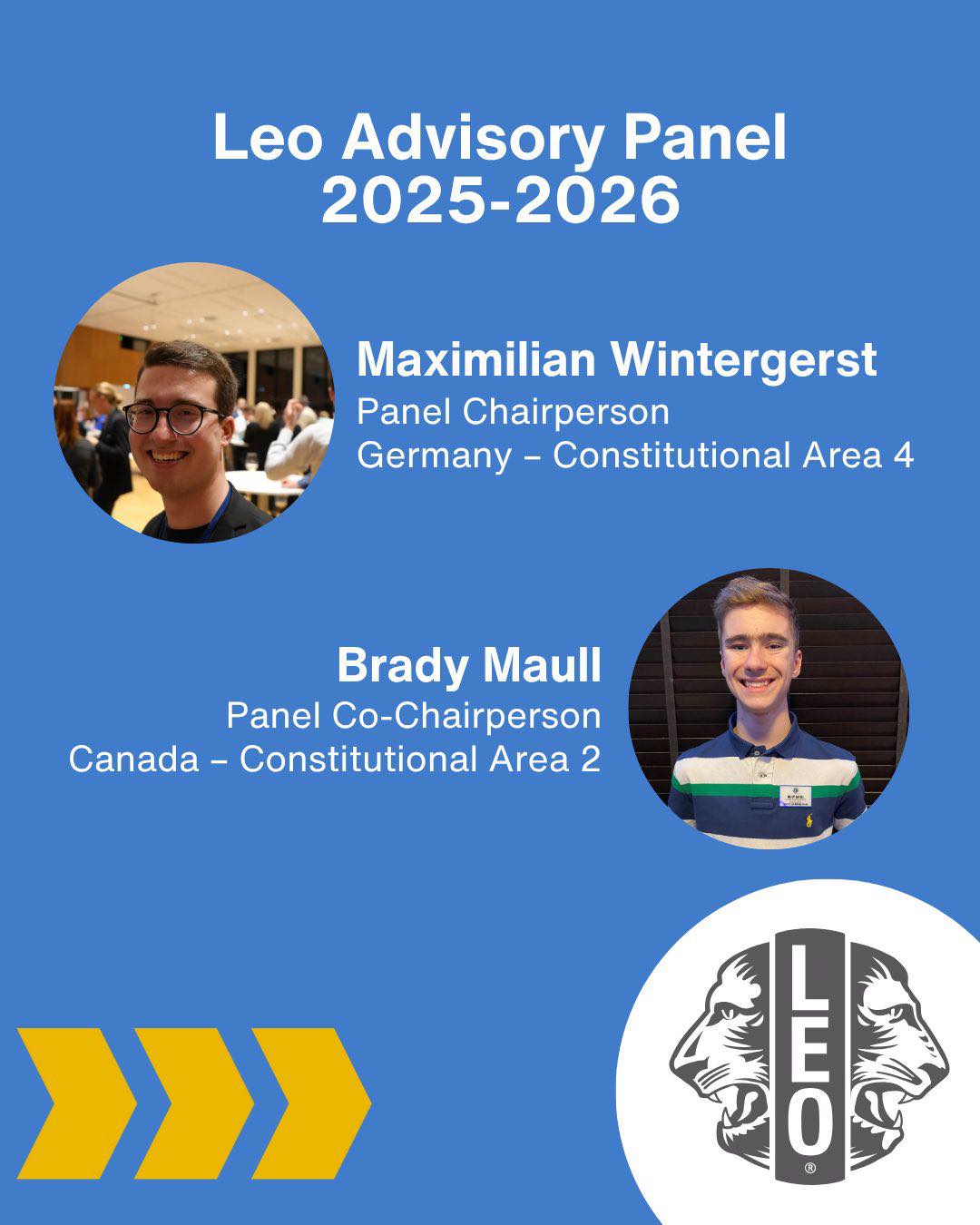 🌍🦁Meet Your 2025–2026... - Leo Club Program Advisory Panel | Facebook