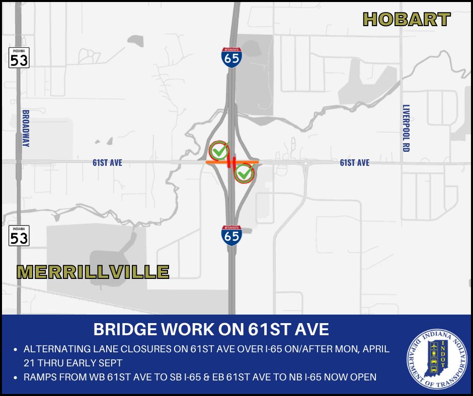 Indiana Department of Transportation: Northwest - Today is the start of ...
