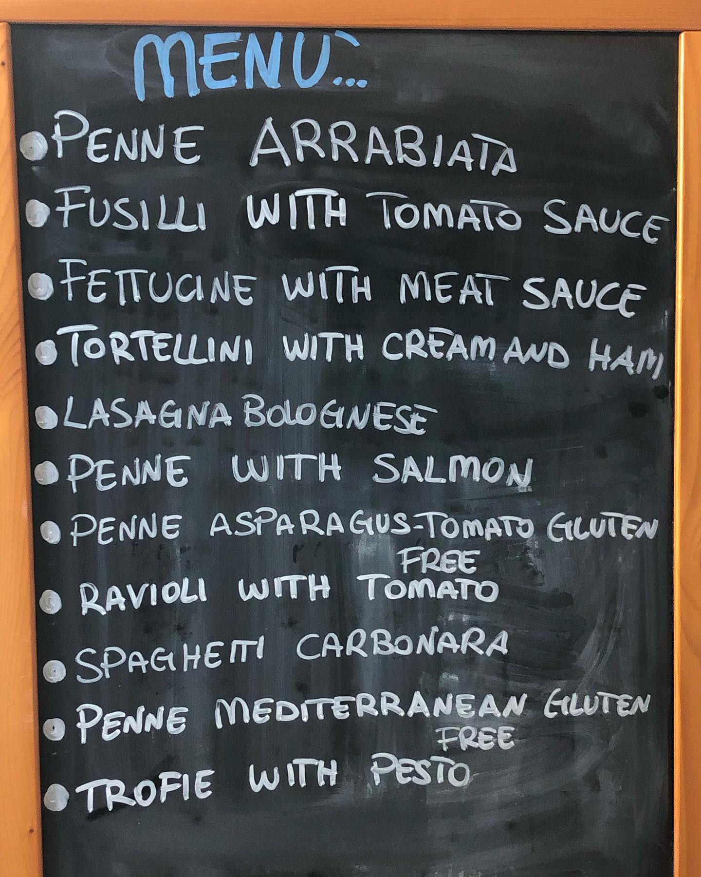 Our menu of first courses.. 🥰😋... - The Village Cafè