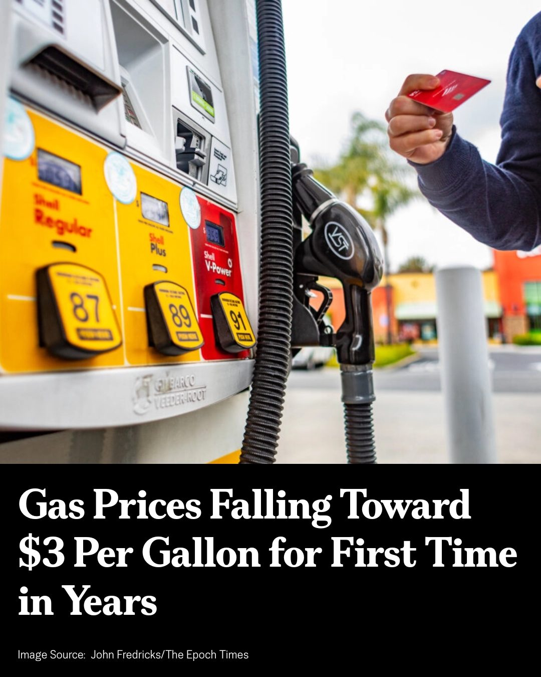 Trending - Gas Prices Approach $3 Per Gallon for the First Time in Four ...