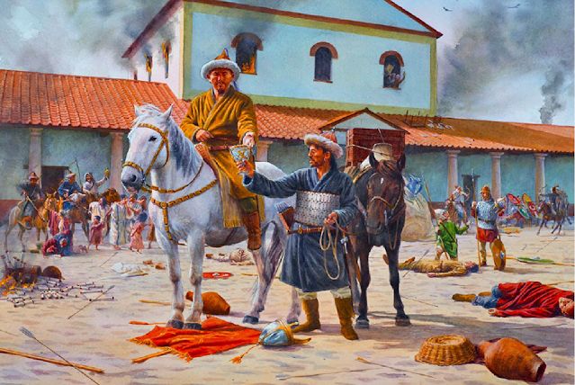 Atila-saquea una ciudad(il.... - Historia y Roma antigua