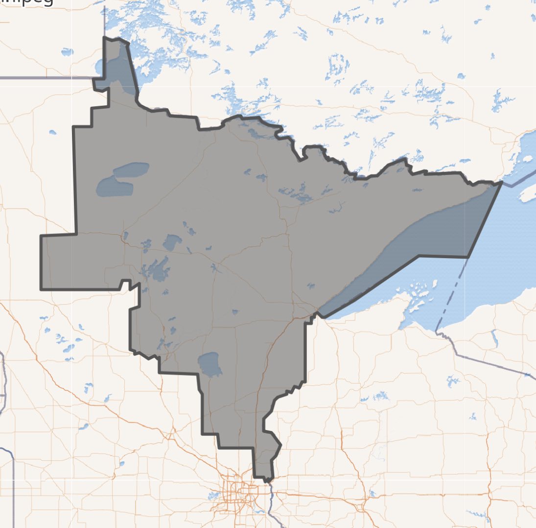 Down - Representative Stauber’s district covers the northeastern part ...