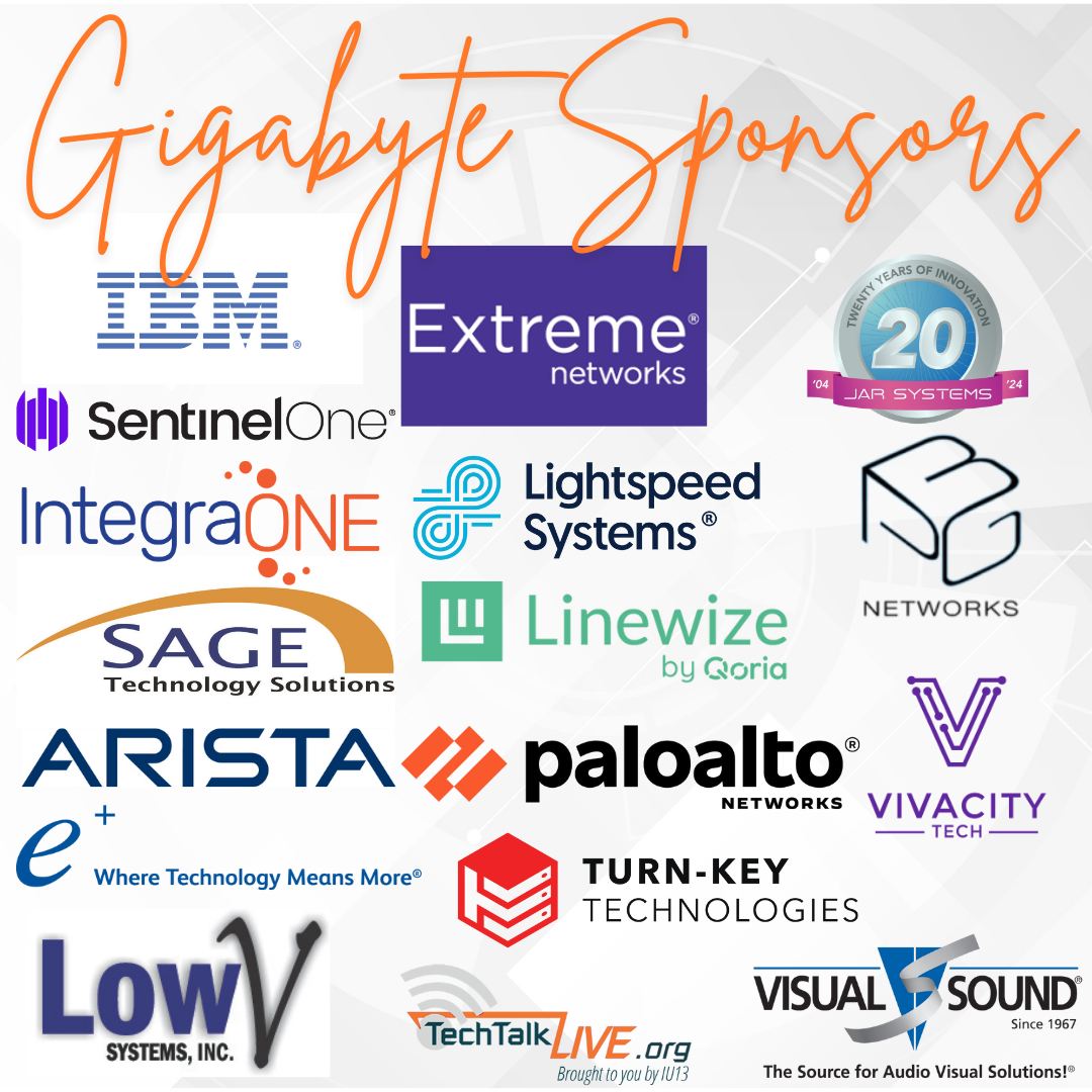 Tech - MEET THE SPONSORS! 2025 Tech Talk Live Gigabyte Sponsors: Arista ...