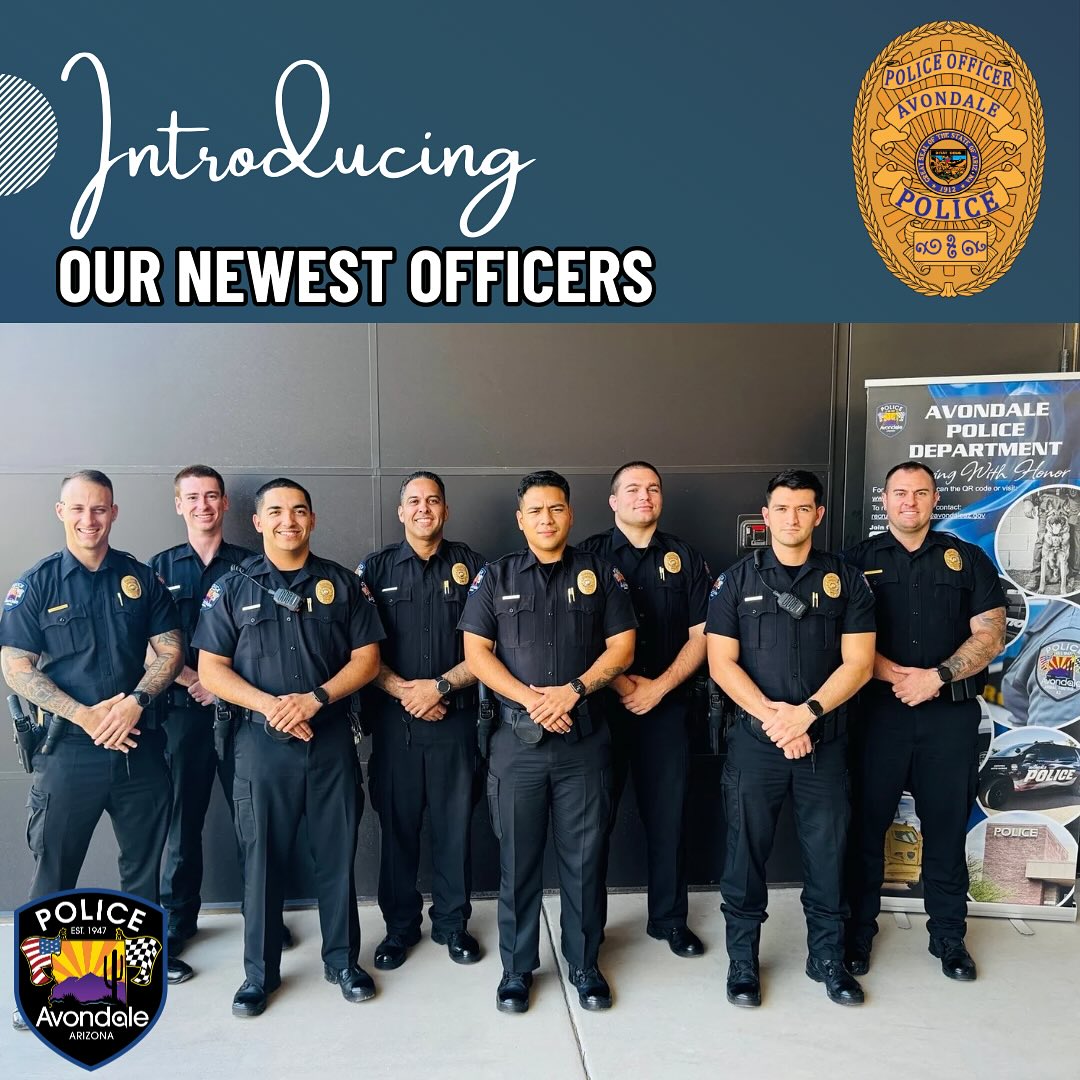Avondale - 🎉 Congratulations to our newest officers for successfully ...