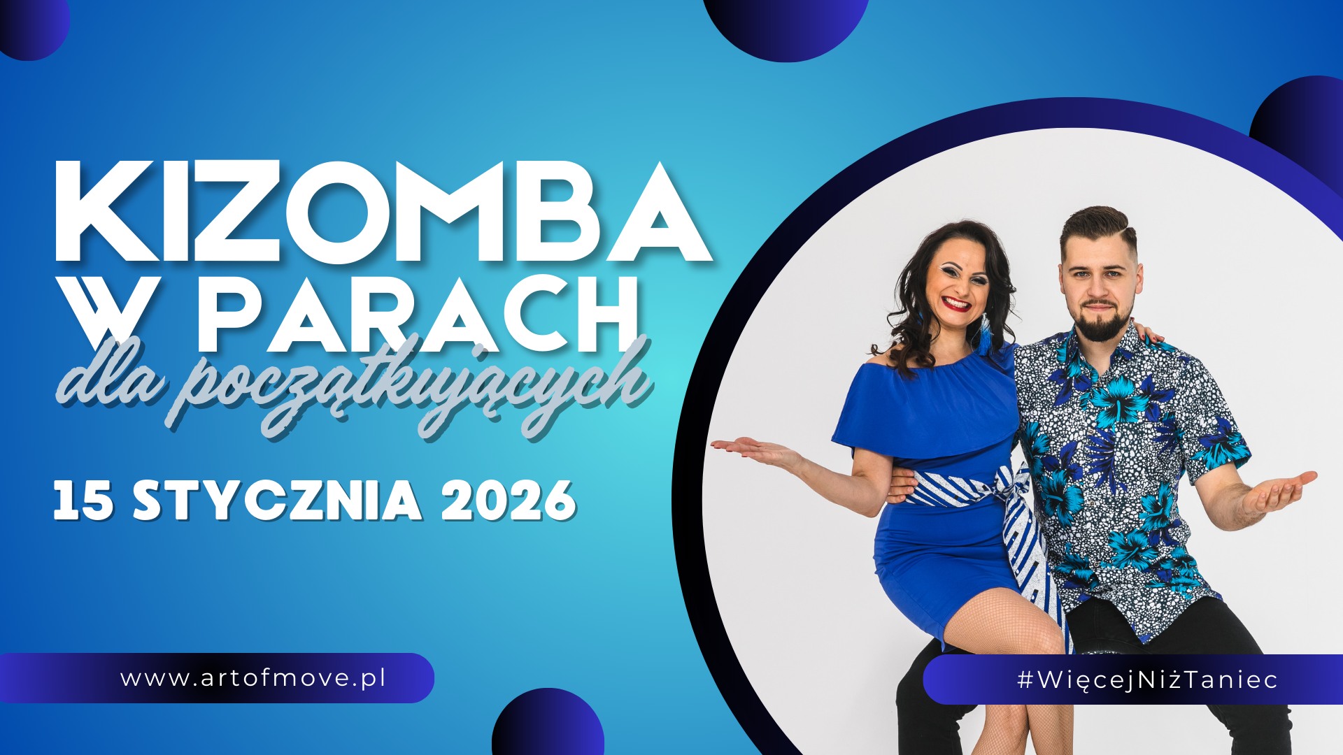 Kizomba w parach dla początkujących // 15.01 Art of Move