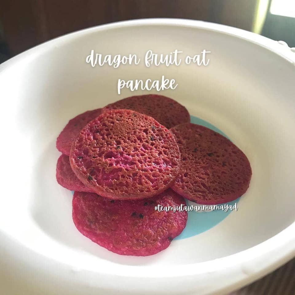 Sajidah Kasim Resepi Dragon Fruit Oat Pancake Facebook