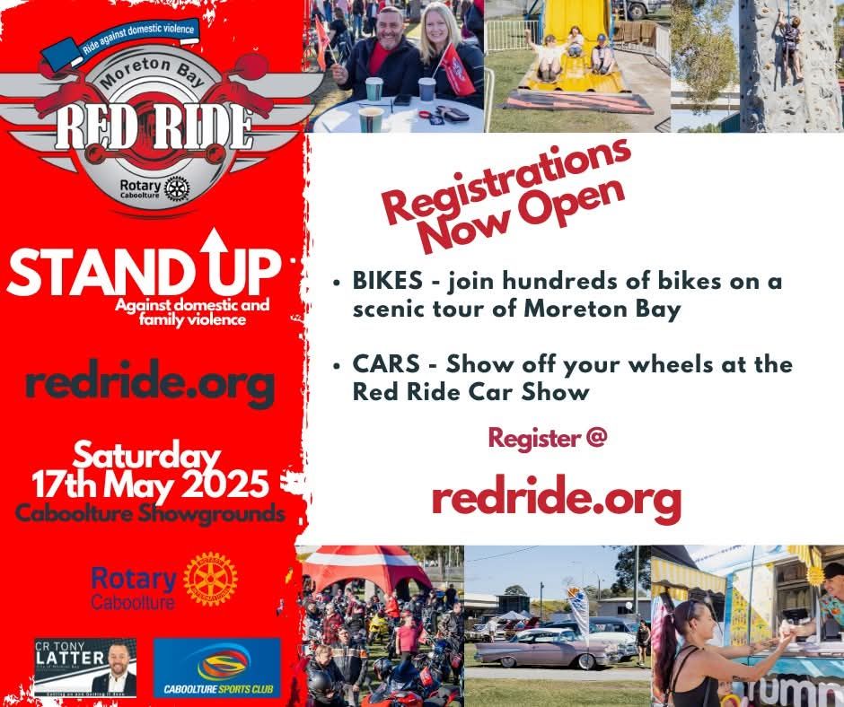 Councillor - Registrations are now open for Bikes for the Red Ride ...