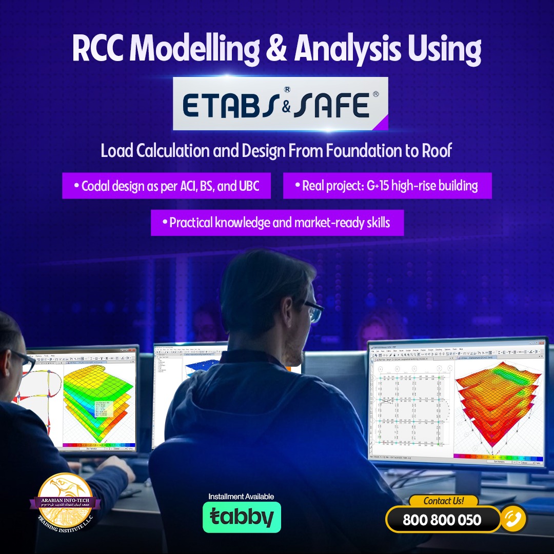 Arabian - Attention Civil Engineer's..! Learn RCC Design using ETABS ...
