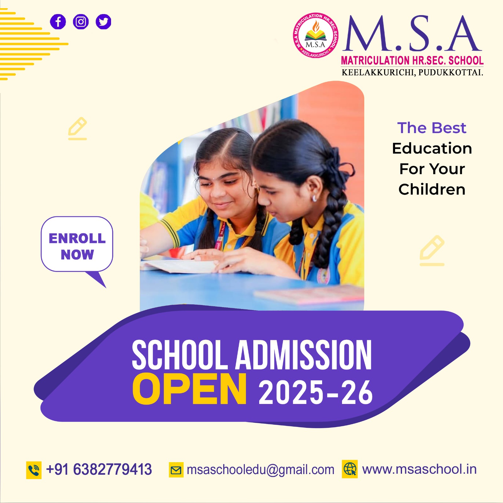 MSA - MSA School Admissions 2025–26 – Begin the Journey That Shapes ...