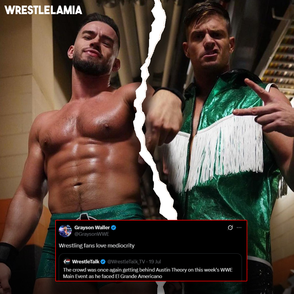 It seems that Grayson Waller and Austin... - Wrestlelamia.com | Facebook