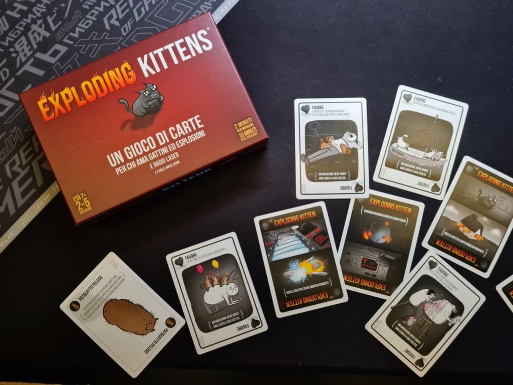 Exploding Kittens Throw Throw Burrito A Dodgeball Card Game (Nordic