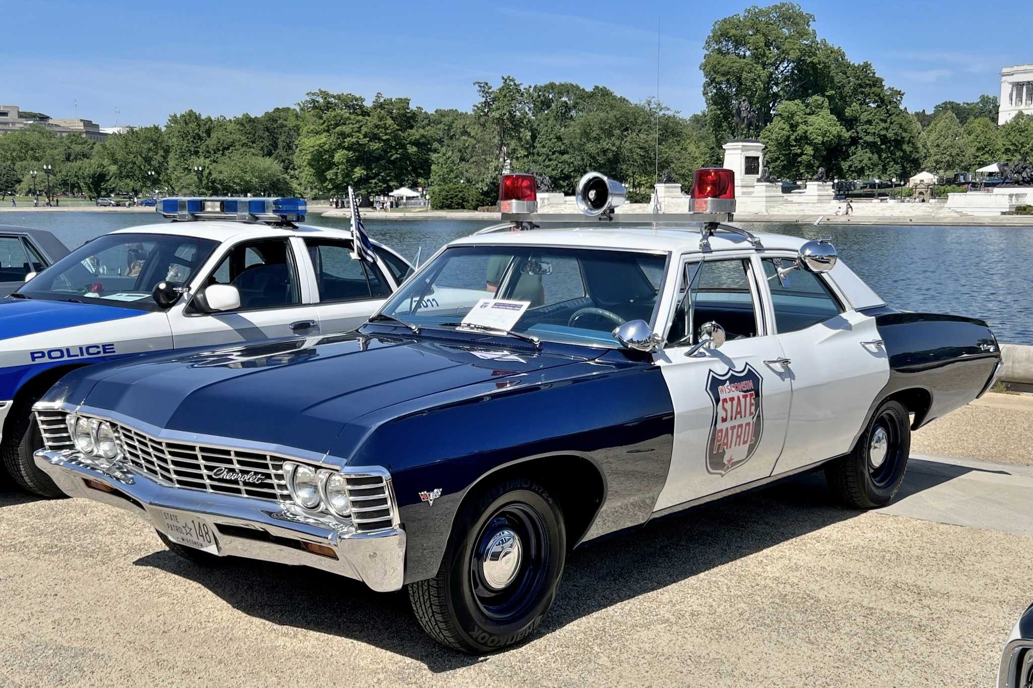 Wisconsin State Patrol car and 1946 Buick Series 40 Special Sedan