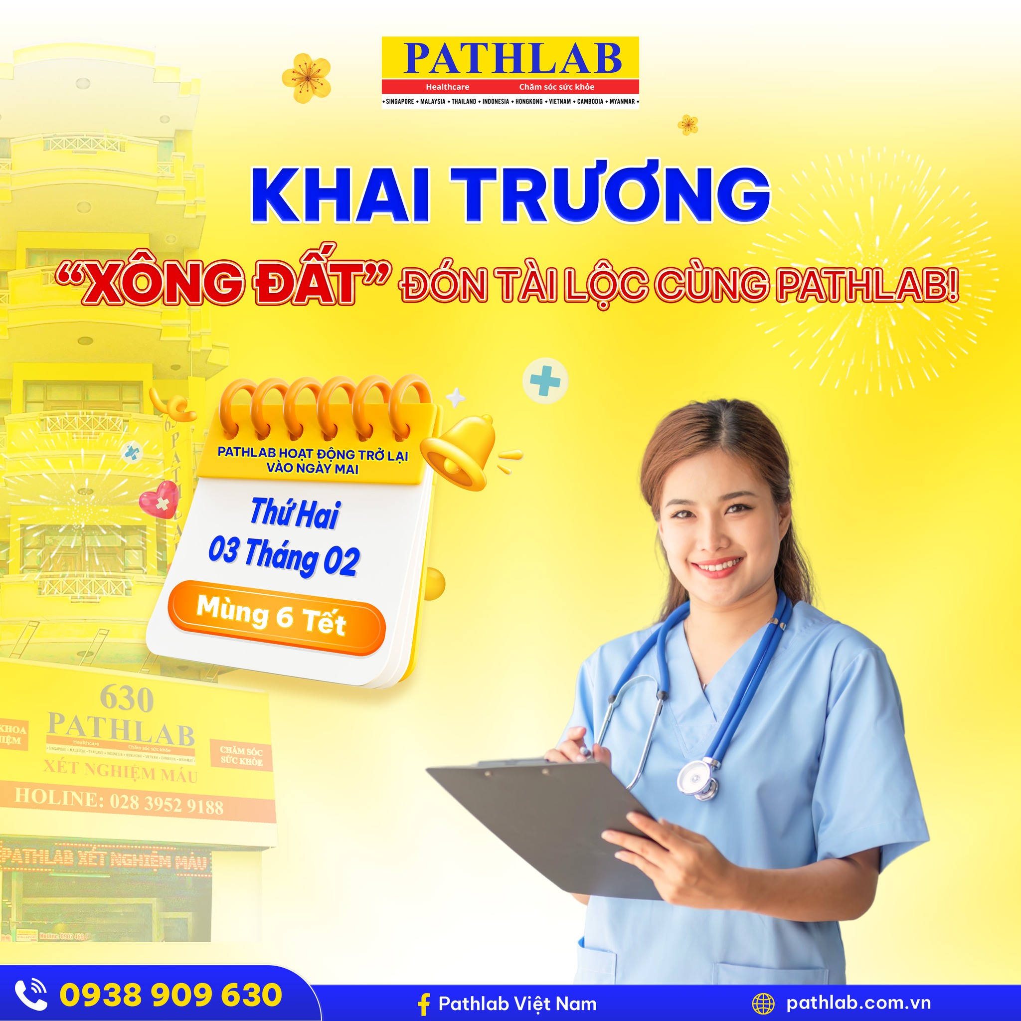 🌸 PATHLAB HOẠT ĐỘNG LẠI VÀO NGÀY MAI... - Pathlab Việt Nam | Facebook