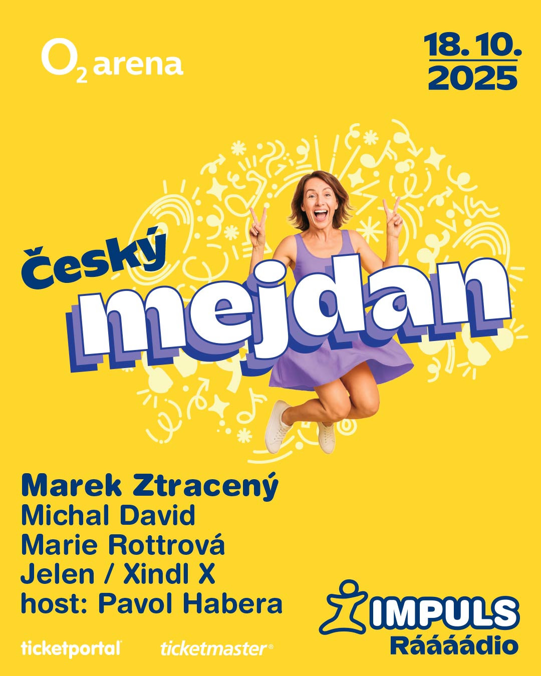 O2 - 🔥 Sestava je kompletní! Na Českém mejdanu s Impulsem 2025 vystoupí ...