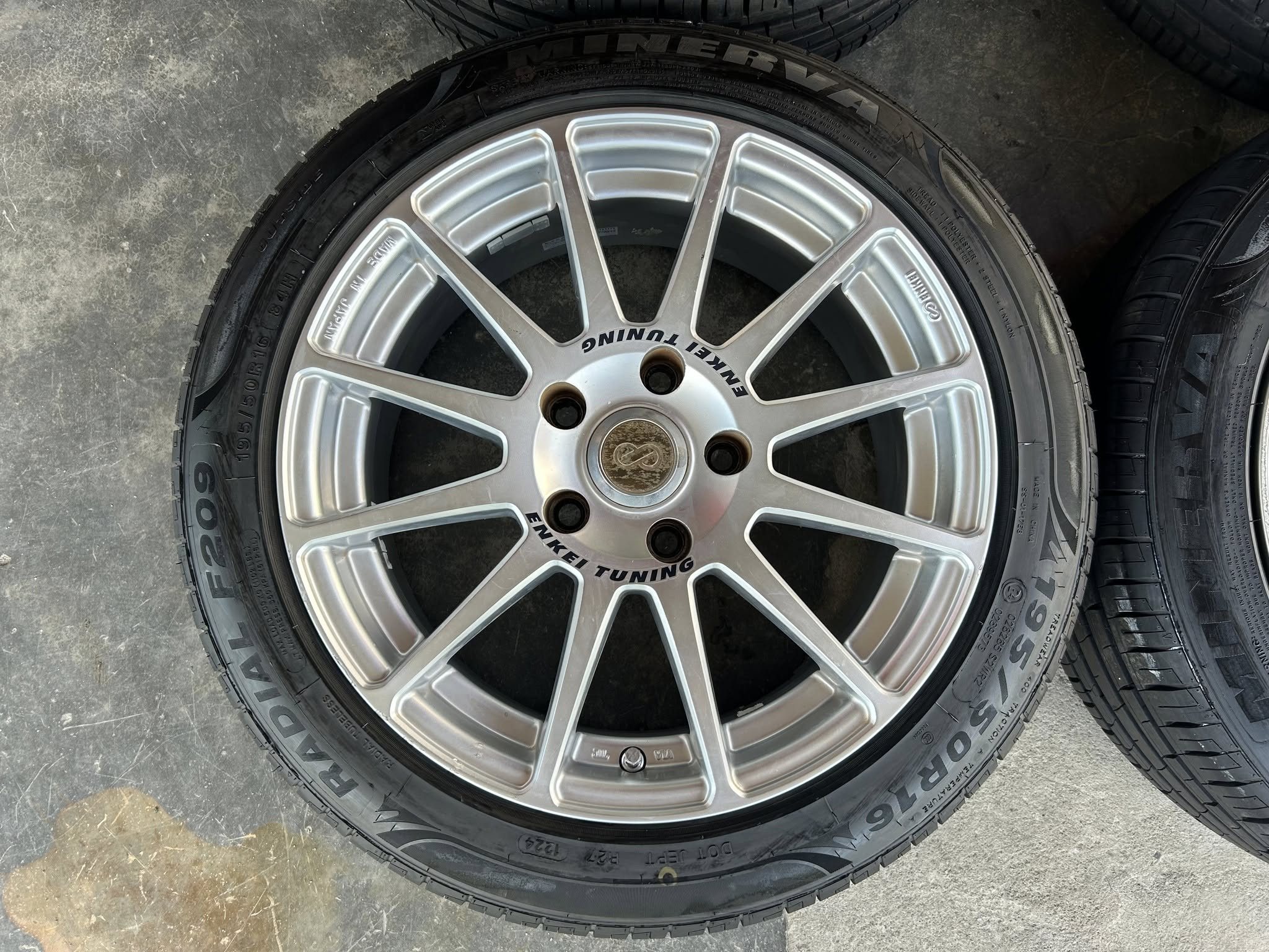 Enkei Tuning SC03 16x7 +43 5x114.3 Complete Caps No Tires
