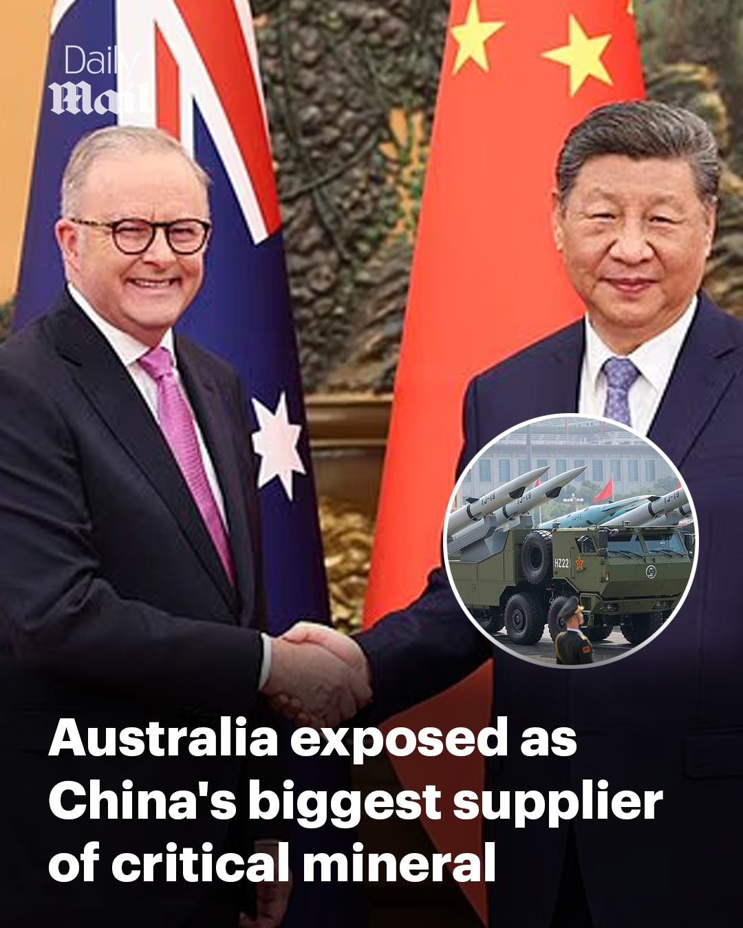 It is vital to China's hypersonic... - Daily Mail Australia | Facebook