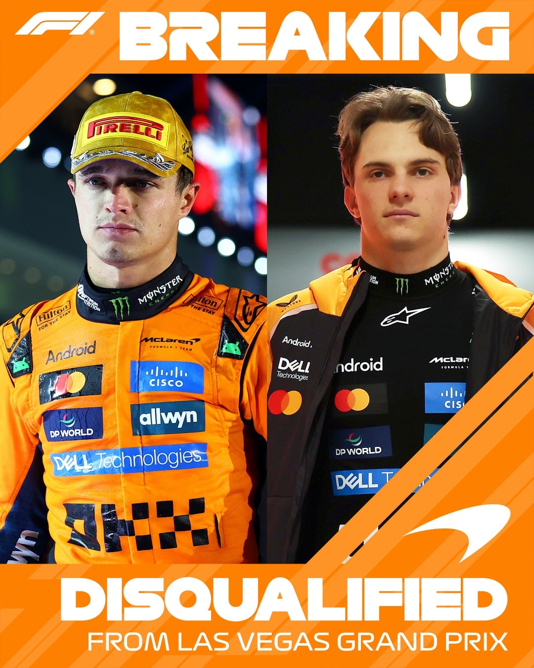 F1 - ⚠️ ด่วน ⚠️ Lando Norris และ Oscar Piastri ถูกทางคณะกรรมการโดย FIA ...