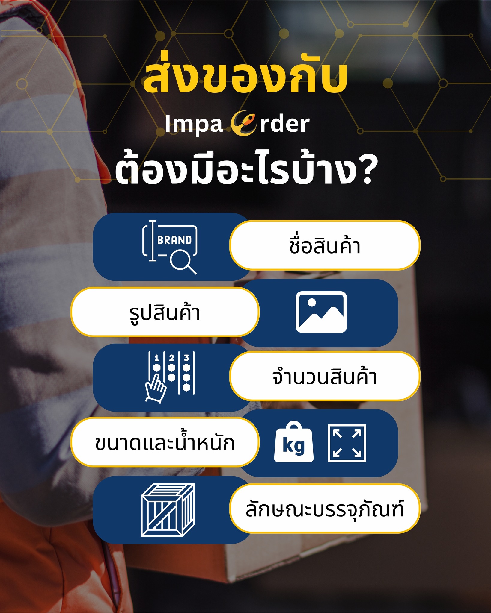 Impa Order... - Impa Order ขนส่งนำเข้าสินค้าจากจีน
